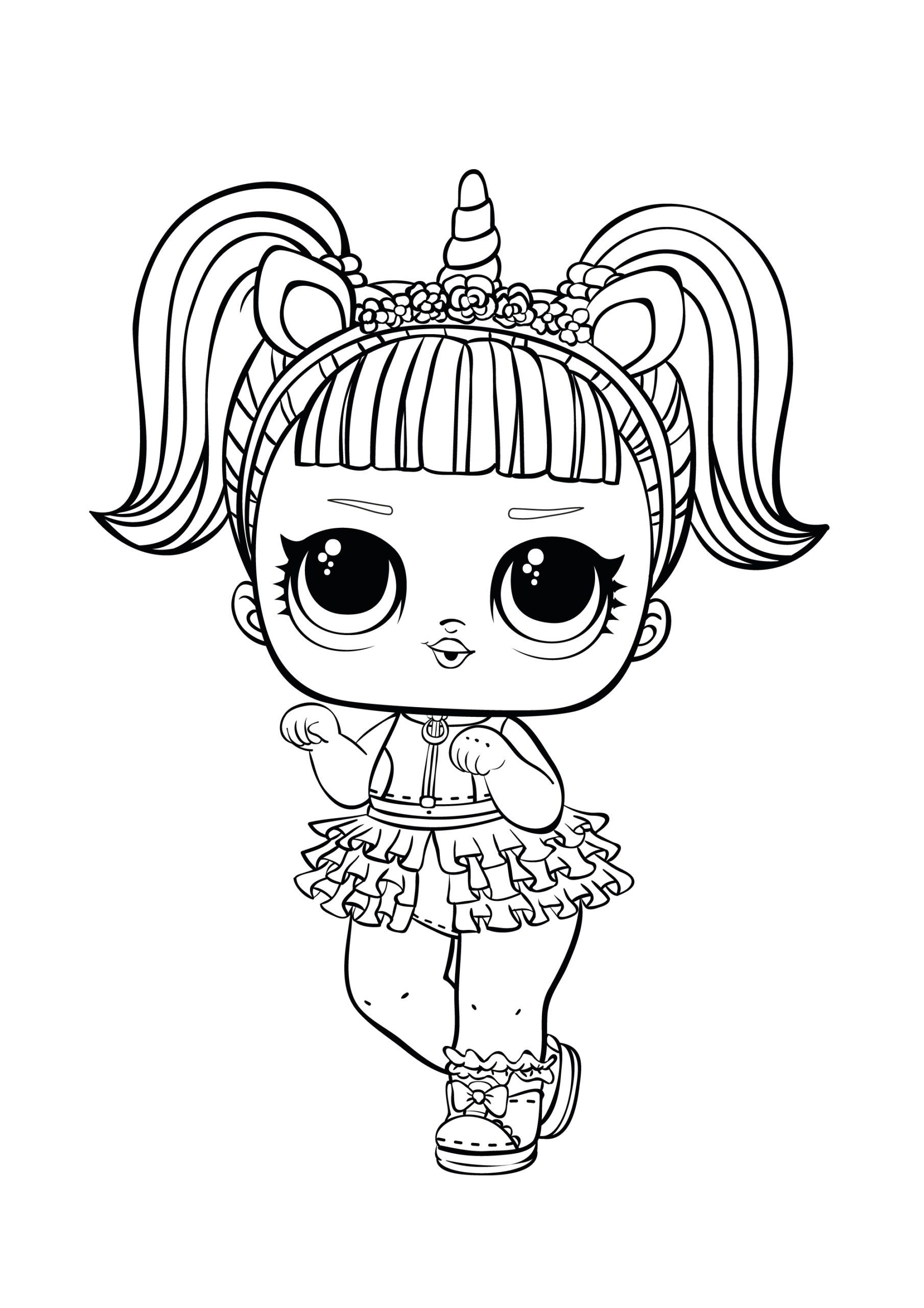 49 Unicorn Lol Coloring Page 27