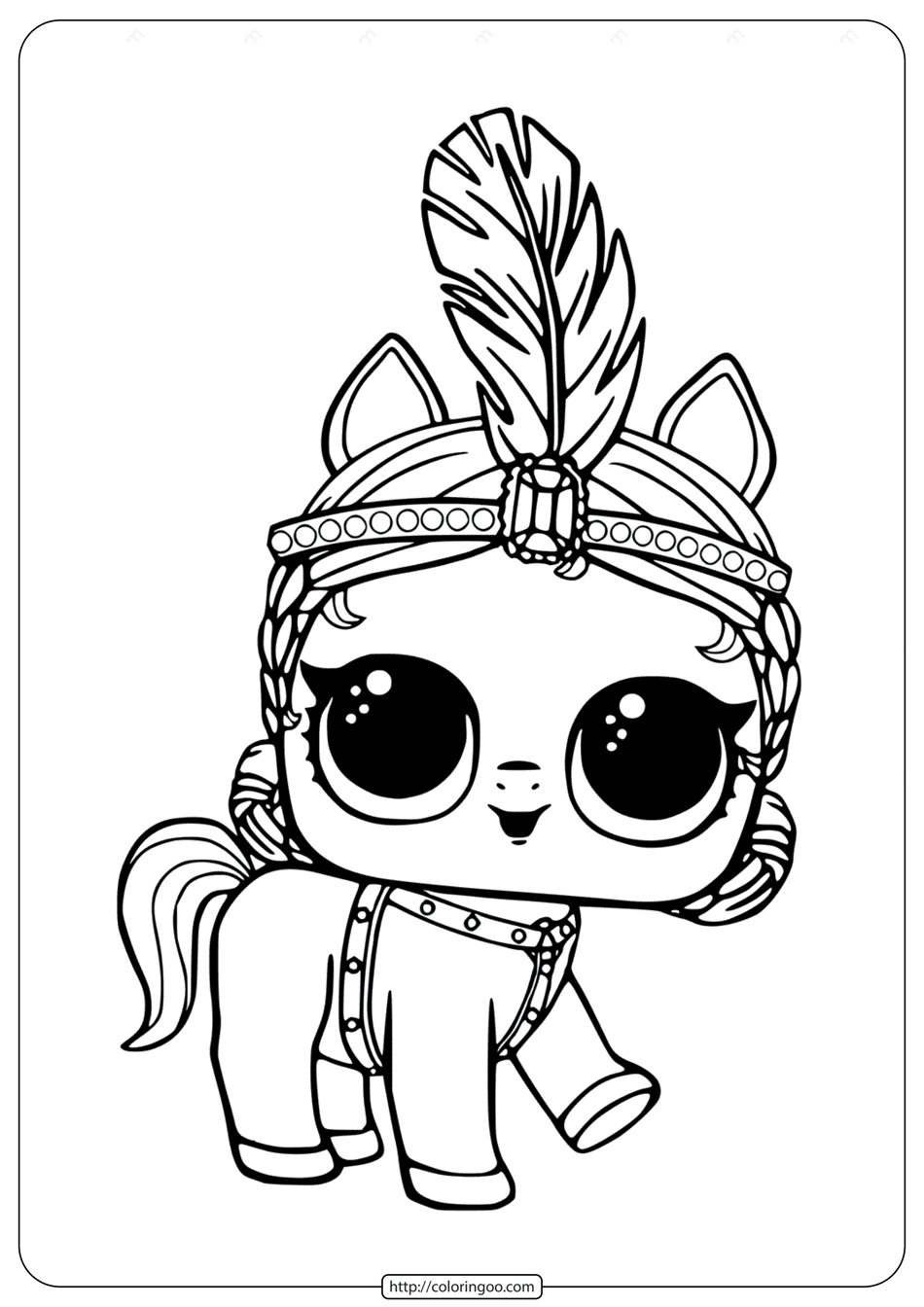 49 Unicorn Lol Coloring Page 29