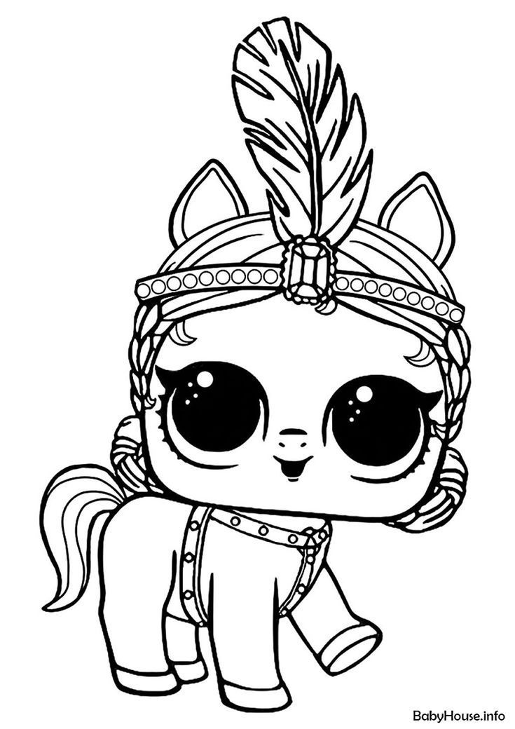 49 Unicorn Lol Coloring Page 3