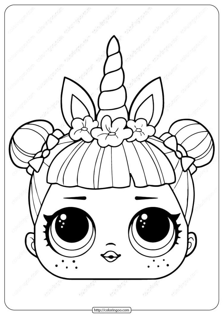 49 Unicorn Lol Coloring Page 7
