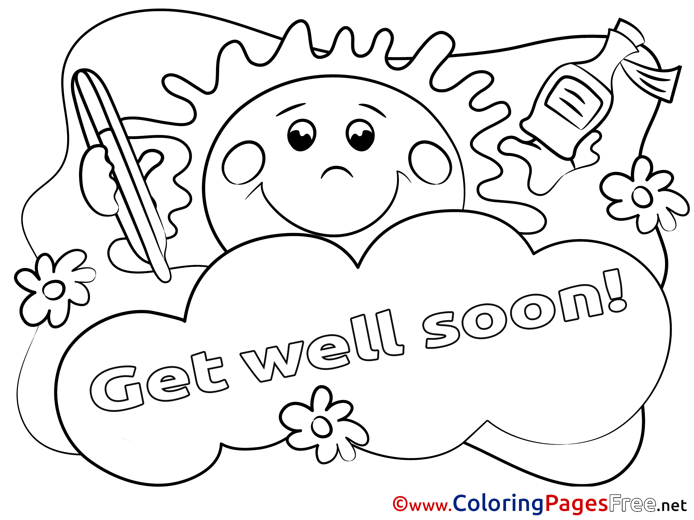 50 Feel Better Coloring Pages 13