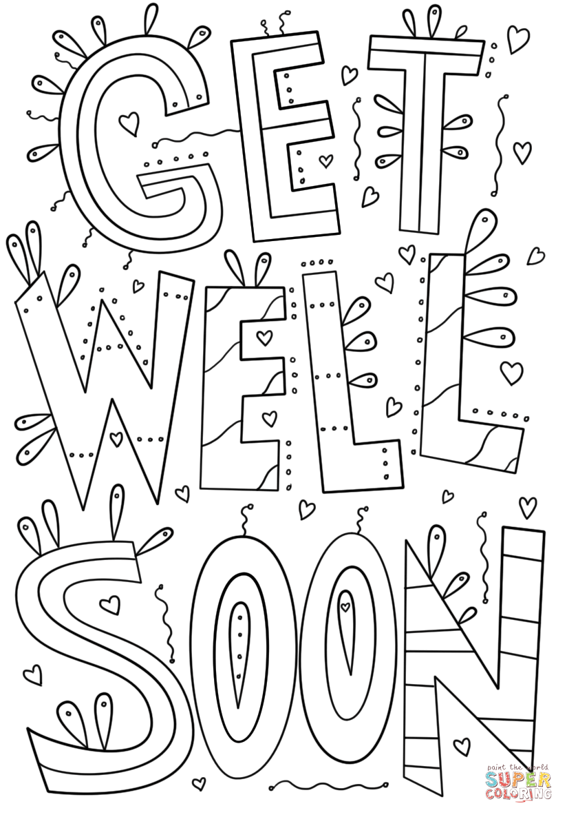 50 Feel Better Coloring Pages 47