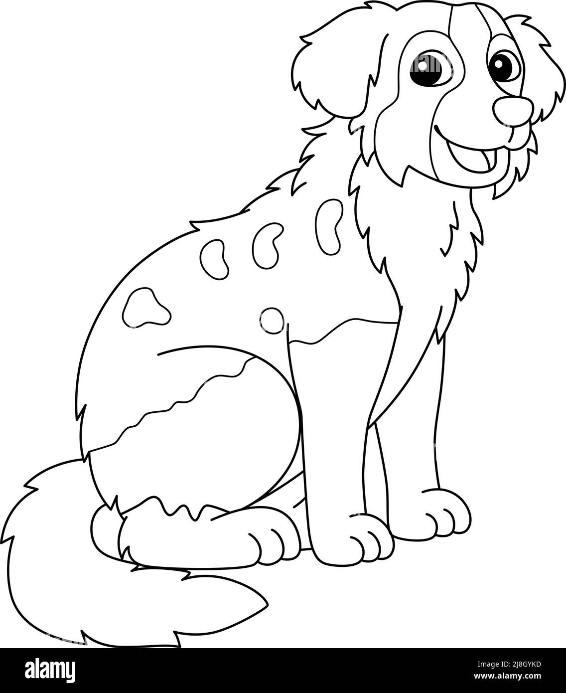 51 Australian Shepherd Coloring Page 1