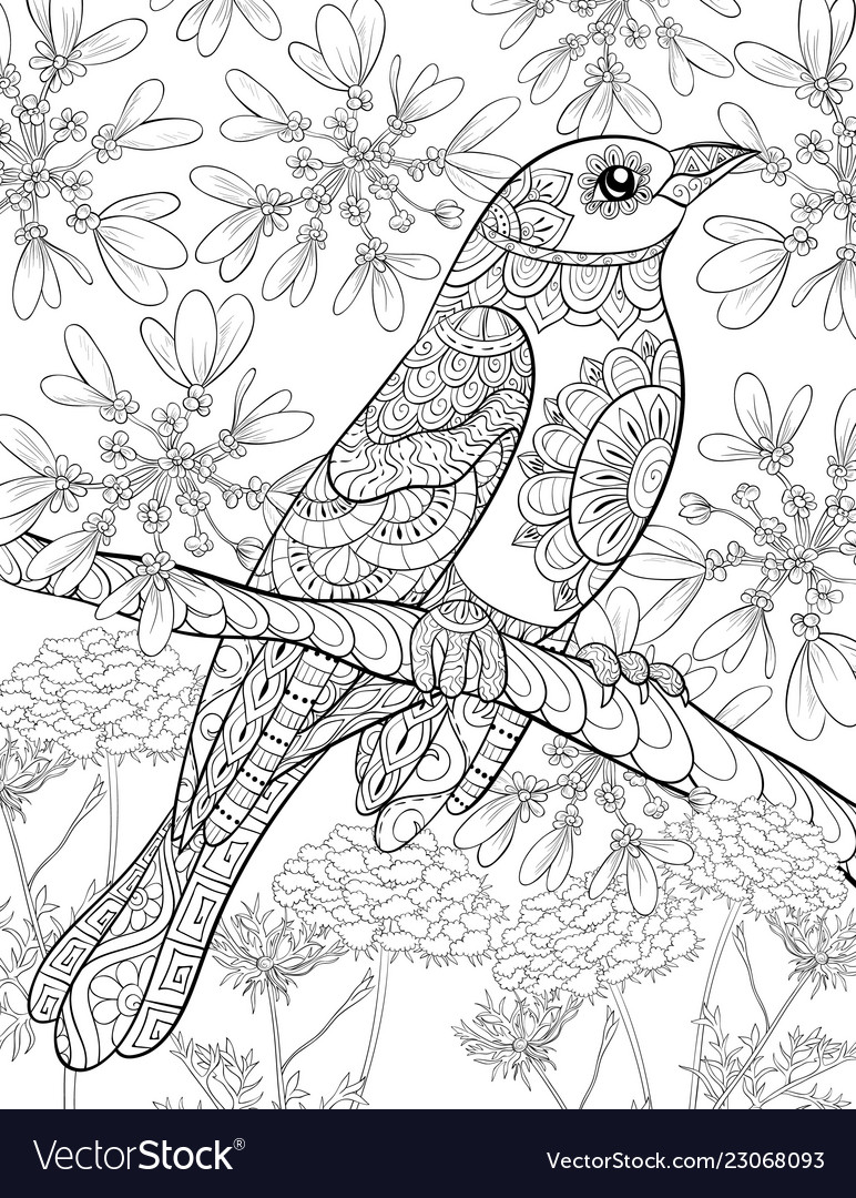 55 Adult Coloring Pages Birds 34