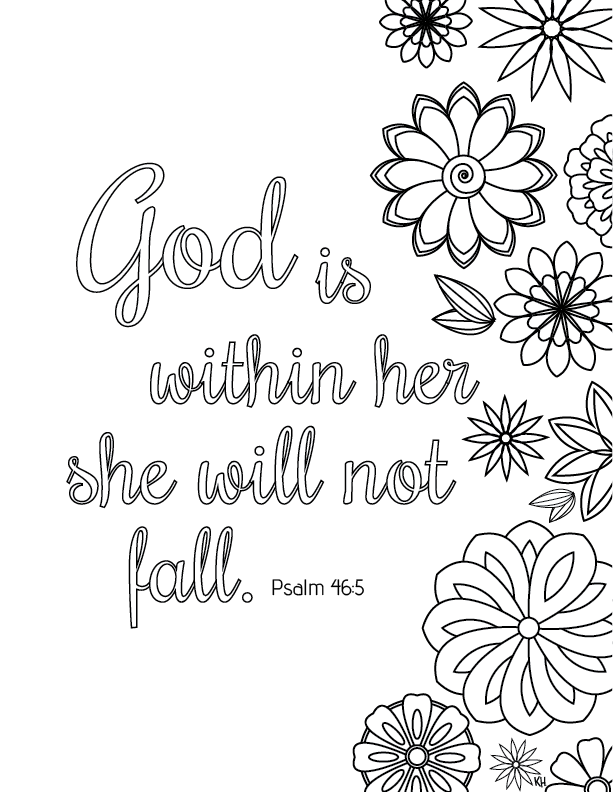 55 Bible Quotes Coloring Pages 11