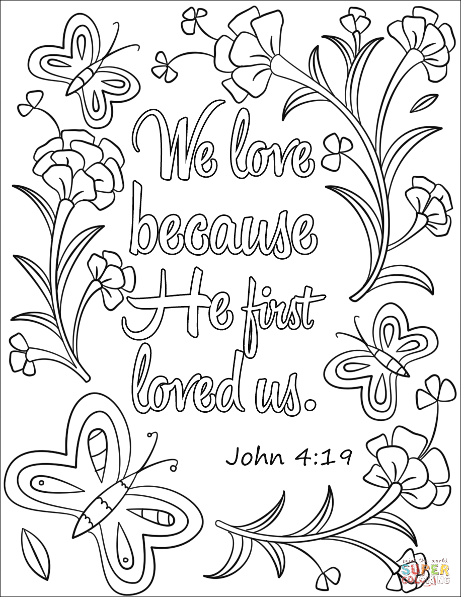 55 Bible Quotes Coloring Pages 24