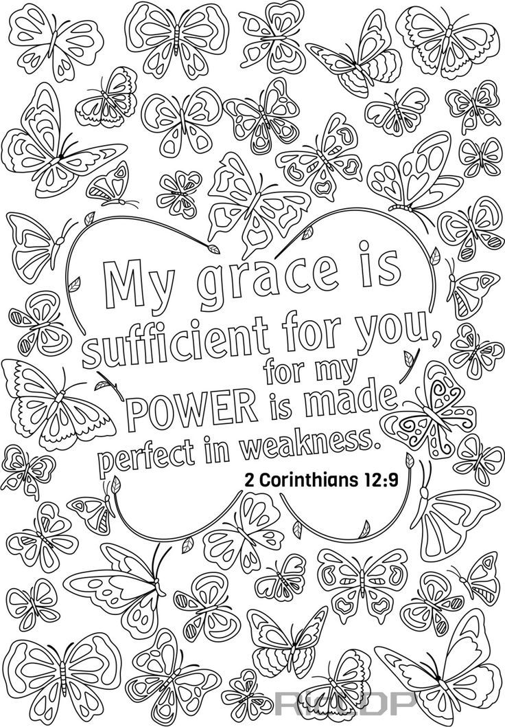 55 Bible Quotes Coloring Pages 29