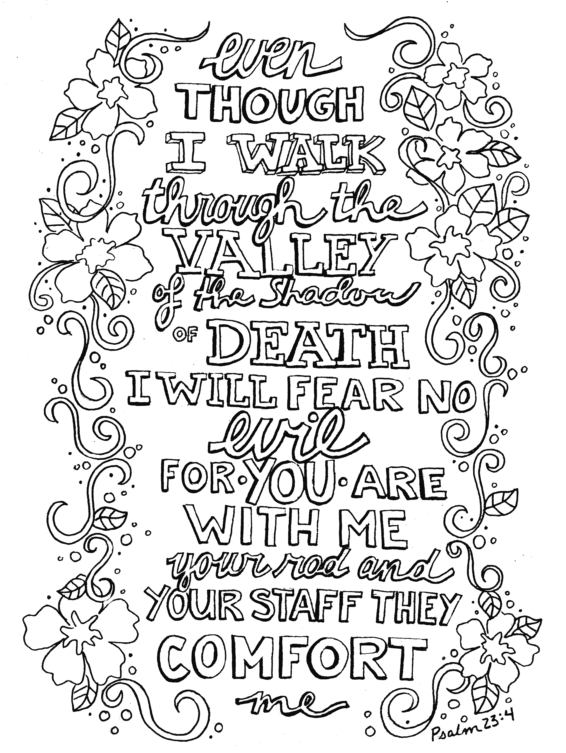 55 Bible Quotes Coloring Pages 32