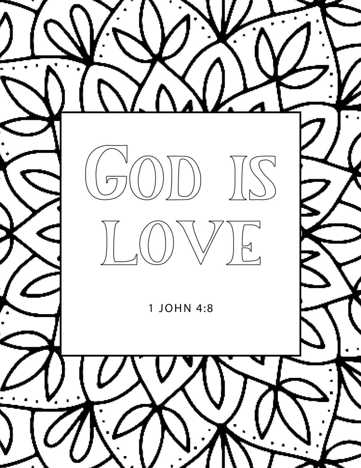 55 Bible Quotes Coloring Pages 42