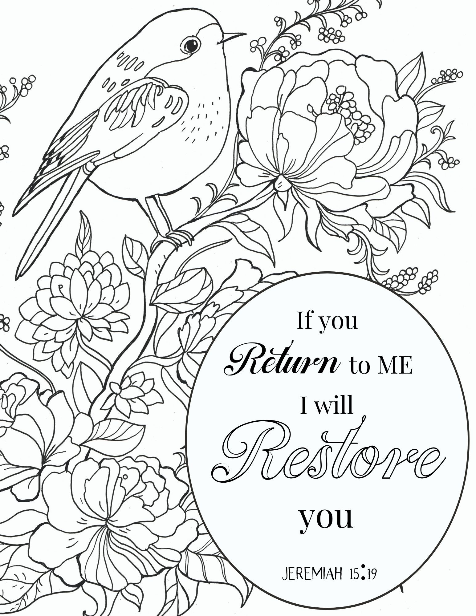 55 Bible Quotes Coloring Pages 46