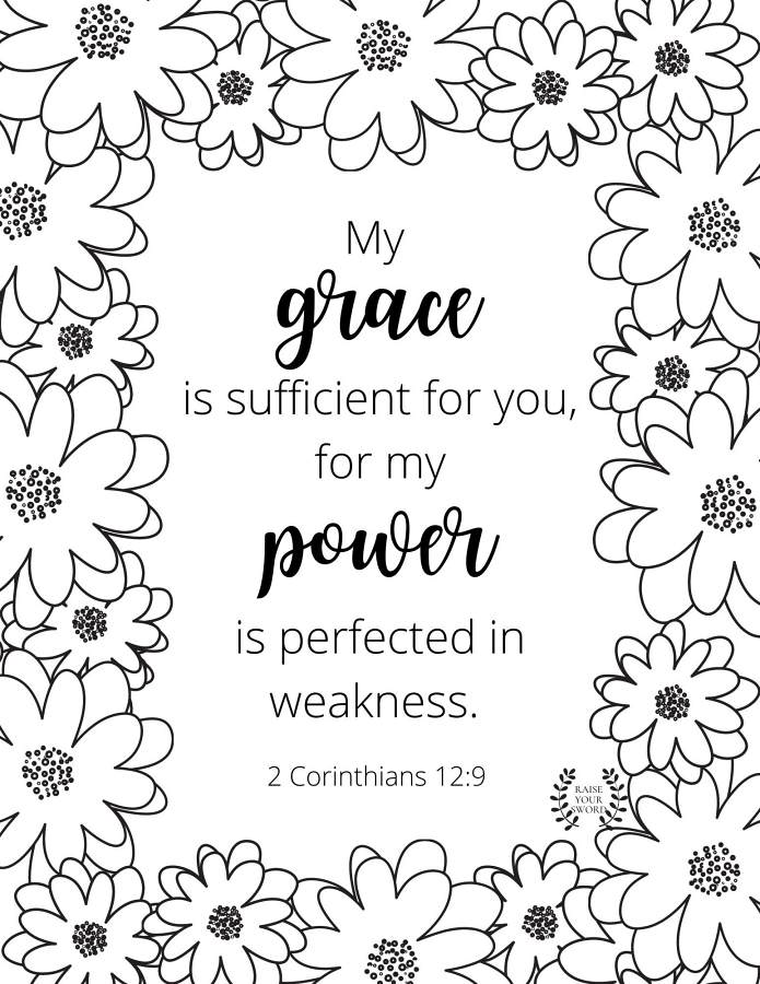 55 Bible Quotes Coloring Pages 48