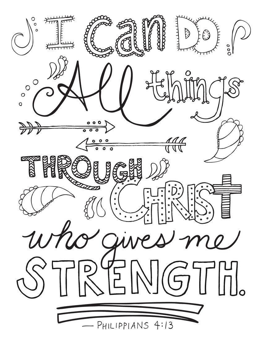 55 Bible Quotes Coloring Pages 51