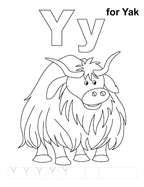 55 Letter Y Coloring Page 11