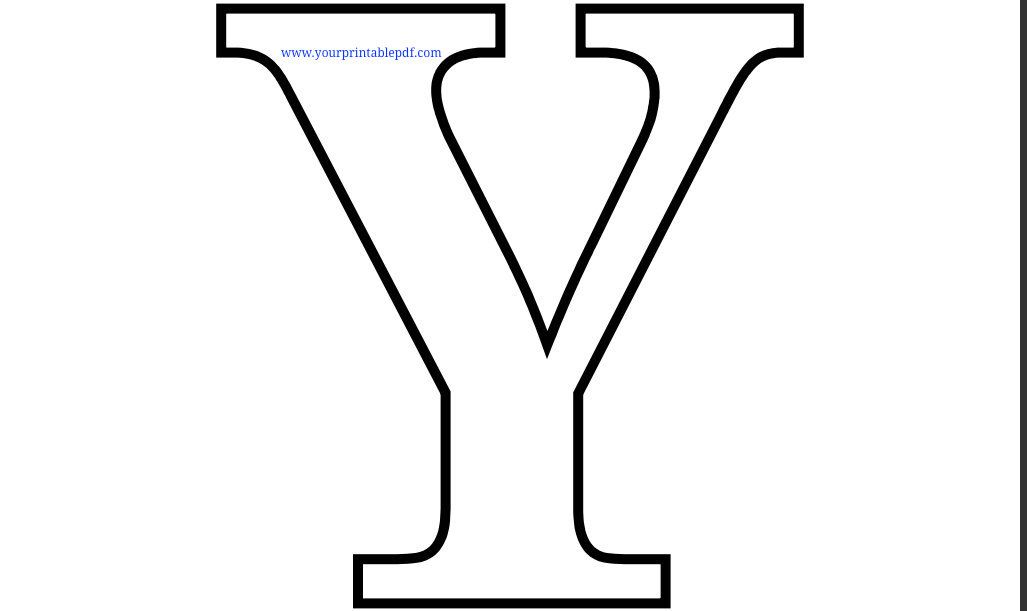 55 Letter Y Coloring Page 14