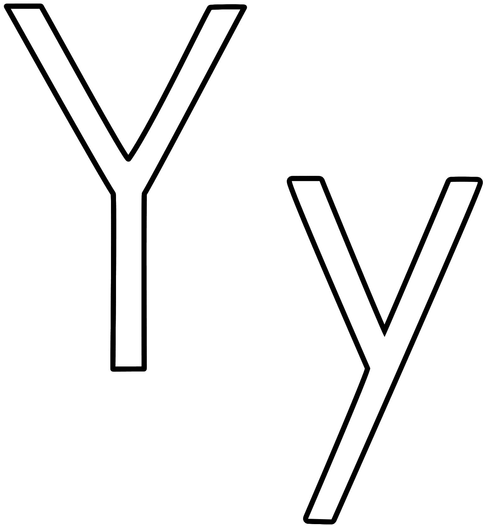 55 Letter Y Coloring Page 16