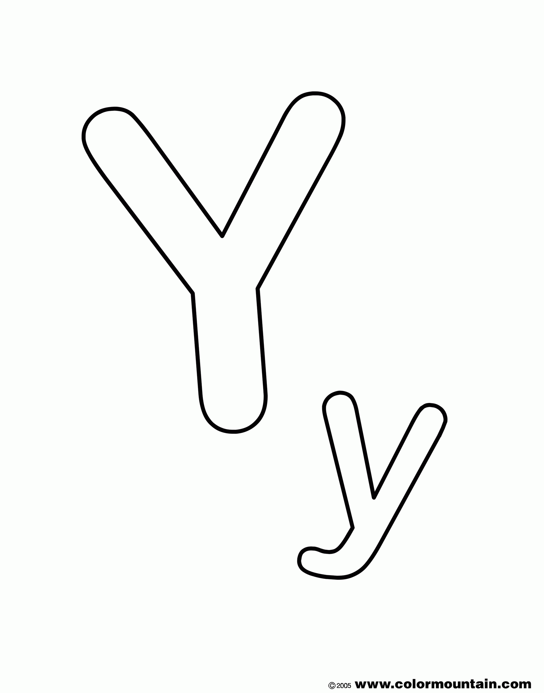 55 Letter Y Coloring Page 18