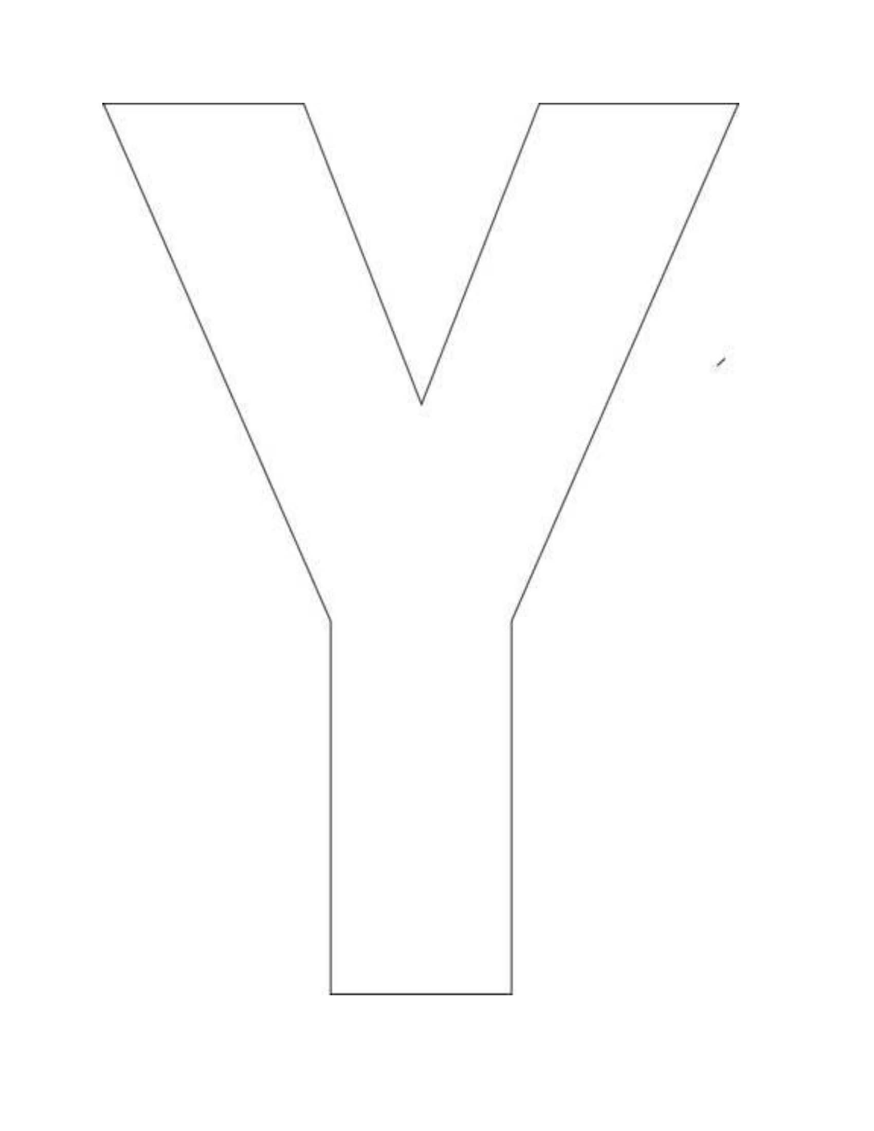 55 Letter Y Coloring Page 2