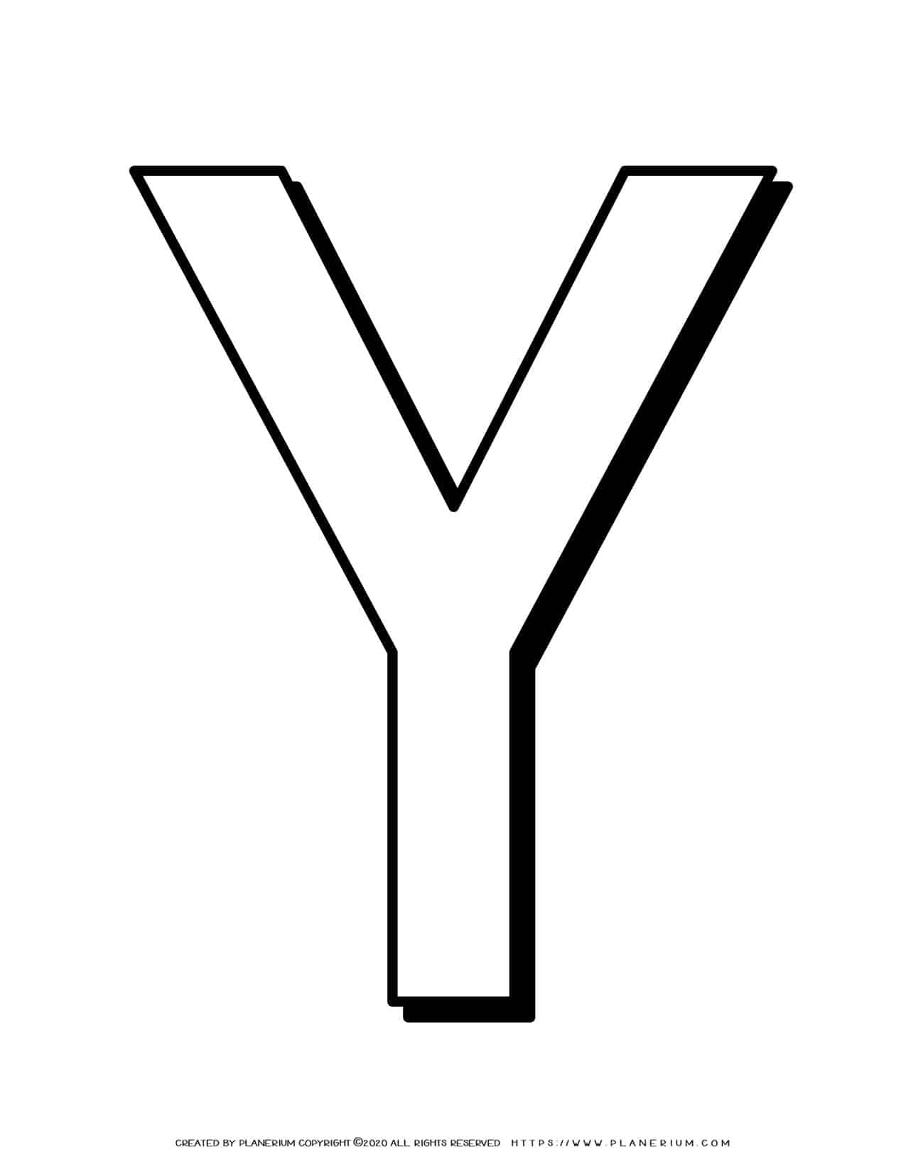 55 Letter Y Coloring Page 24