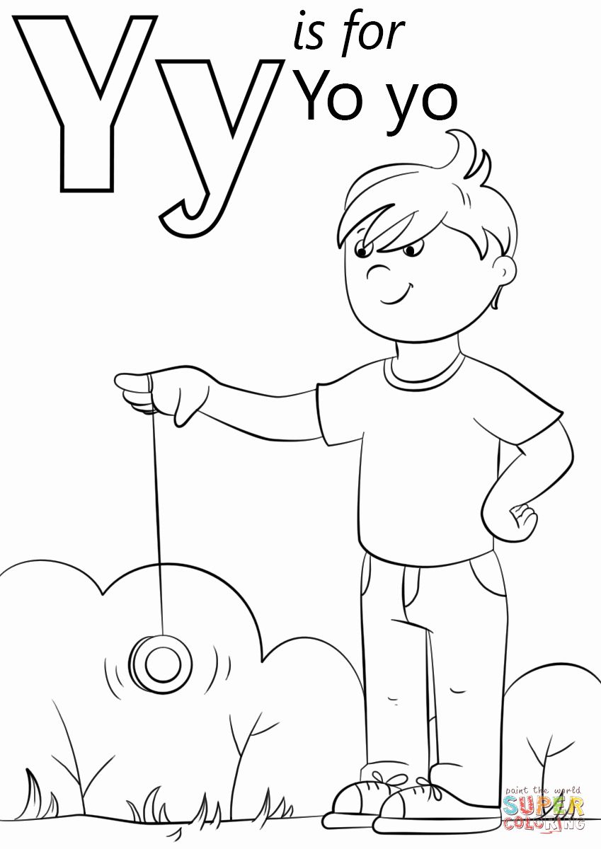 55 Letter Y Coloring Page 26