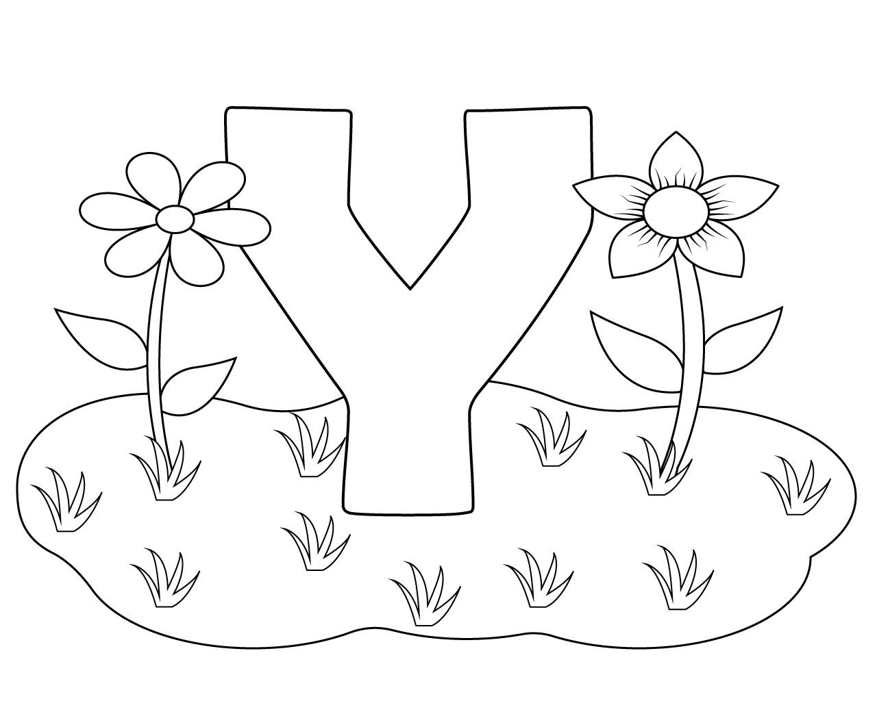 55 Letter Y Coloring Page 28