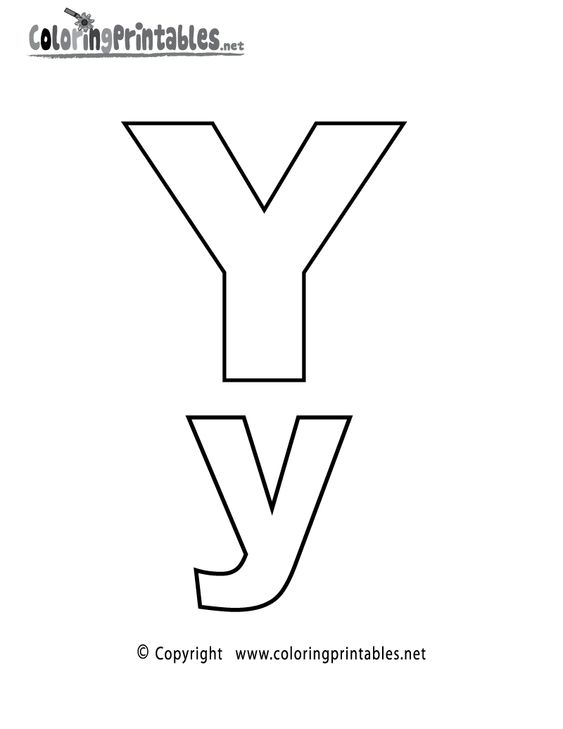 55 Letter Y Coloring Page 35