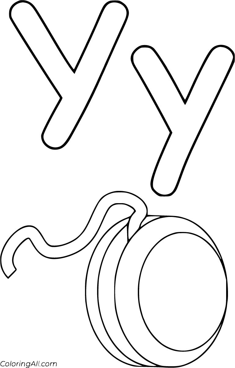 55 Letter Y Coloring Page 38