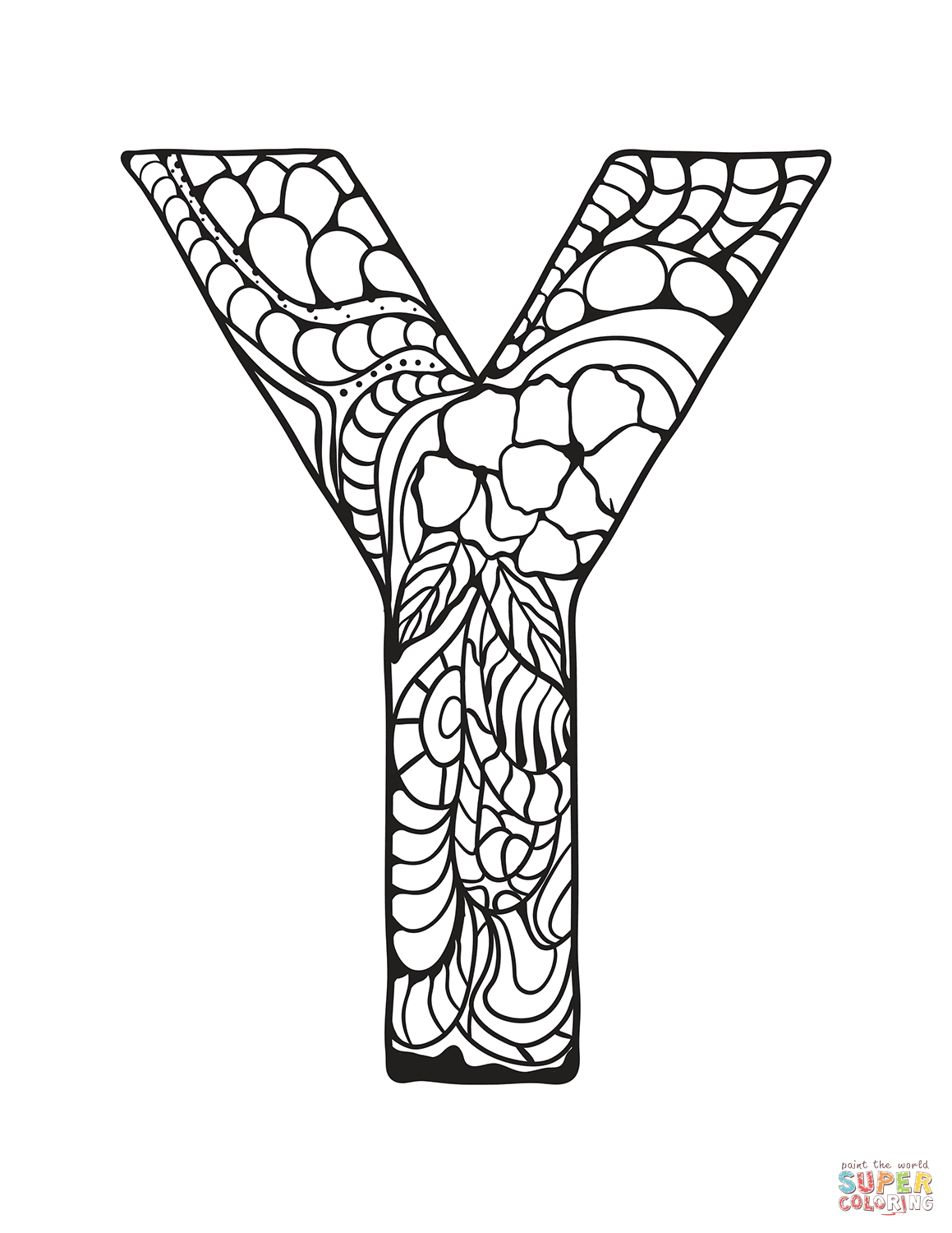 55 Letter Y Coloring Page 39