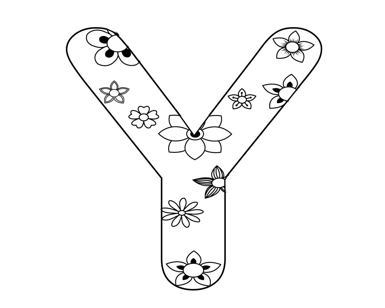 55 Letter Y Coloring Page 41