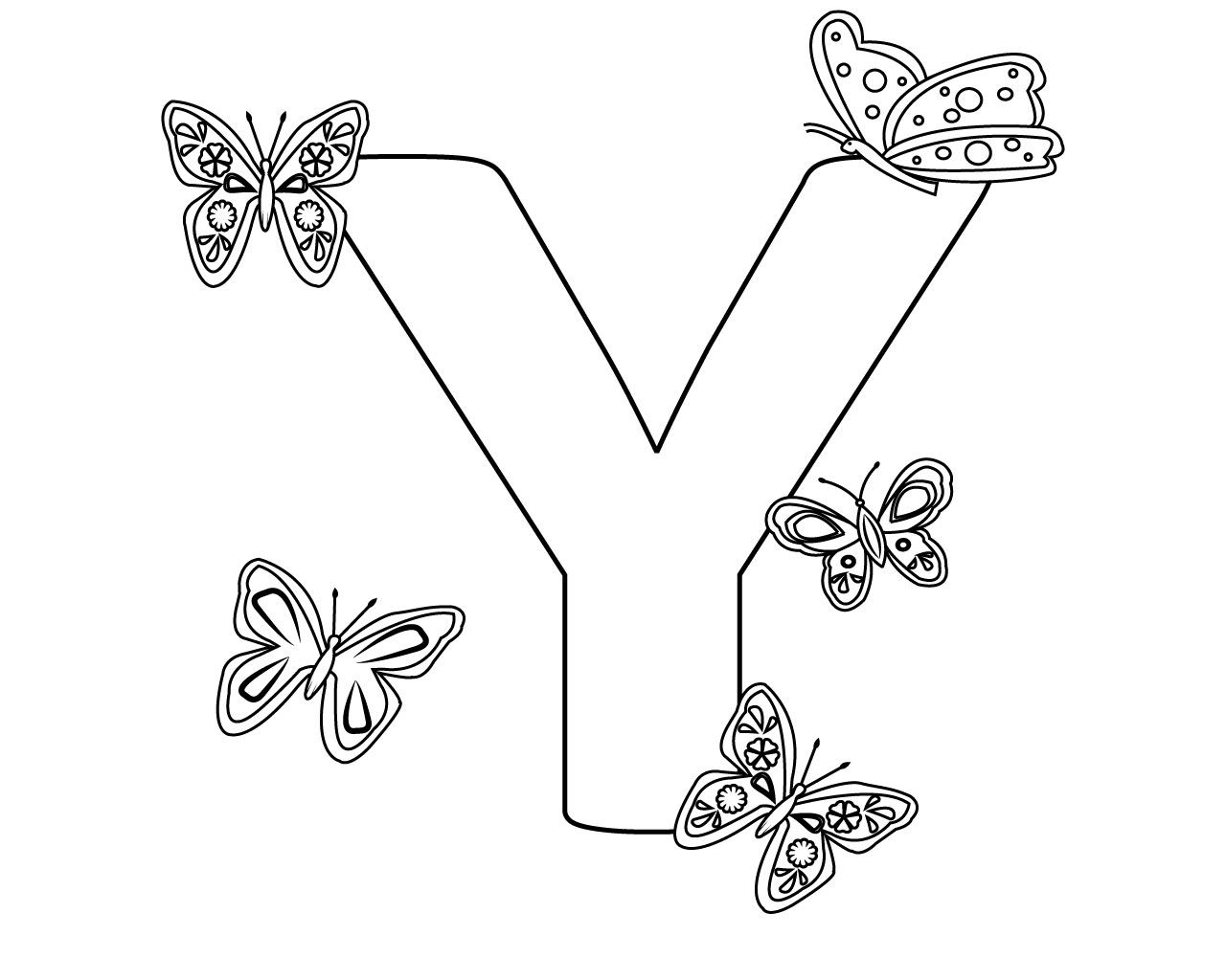 55 Letter Y Coloring Page 43