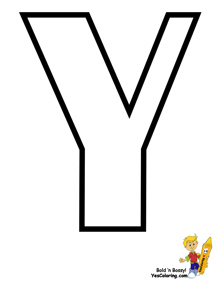 55 Letter Y Coloring Page 45