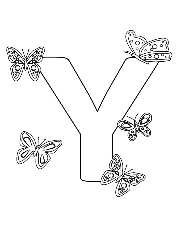 55 Letter Y Coloring Page 61