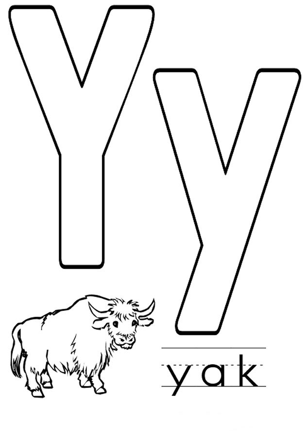 55 Letter Y Coloring Page 64