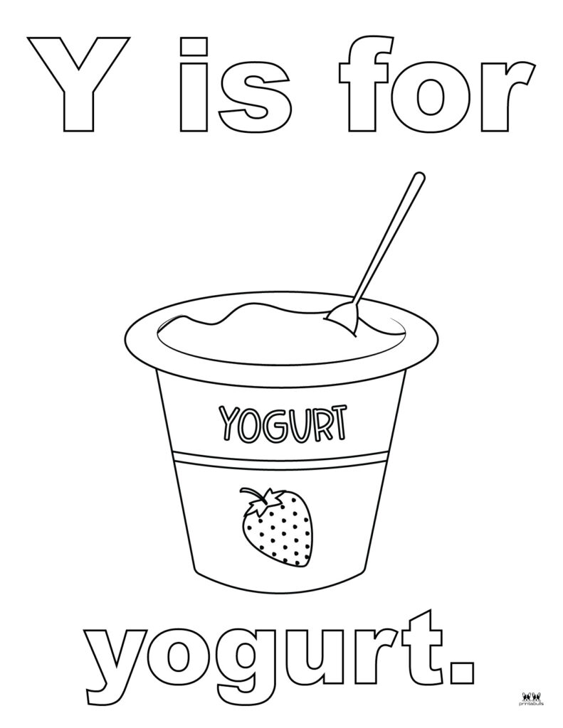 55 Letter Y Coloring Page 67