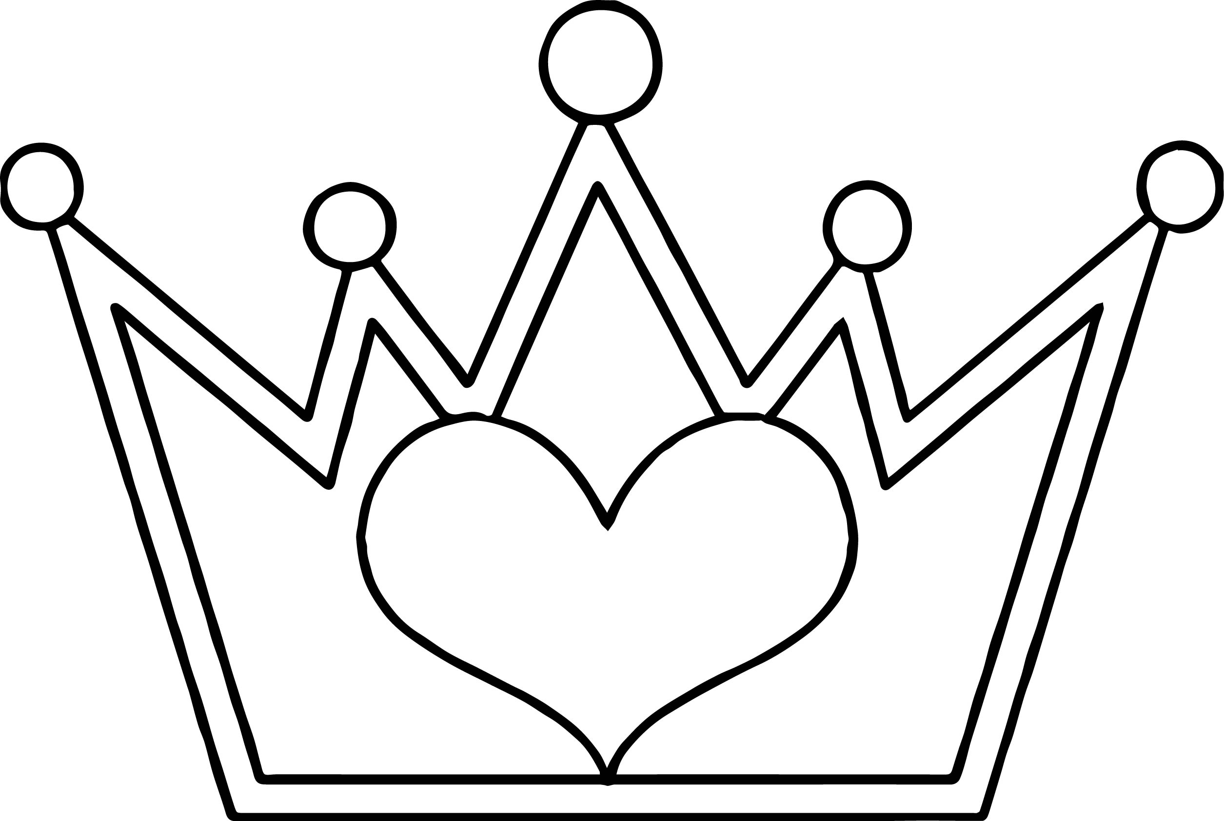 55 Princess Crown Coloring Page 1