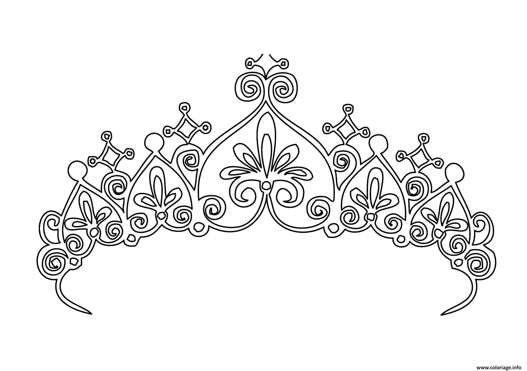 55 Princess Crown Coloring Page 32