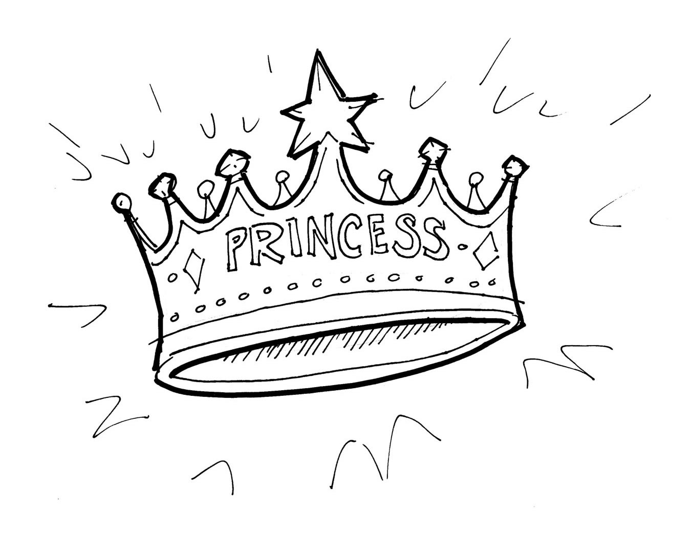 55 Princess Crown Coloring Page 34