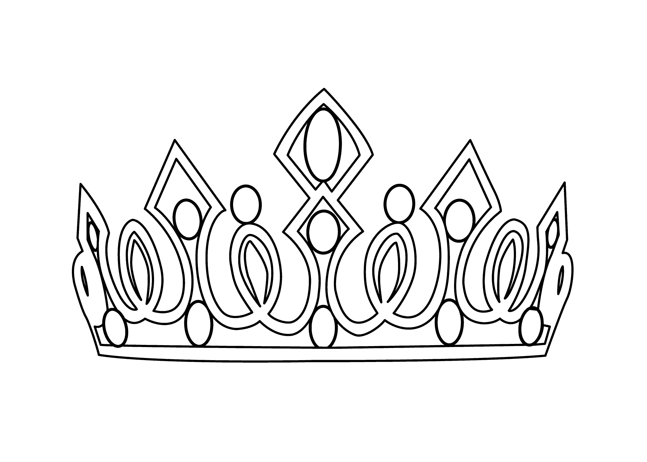 55 Princess Crown Coloring Page 37