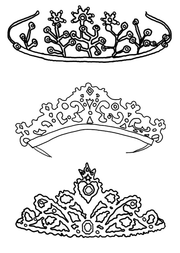 55 Princess Crown Coloring Page 39
