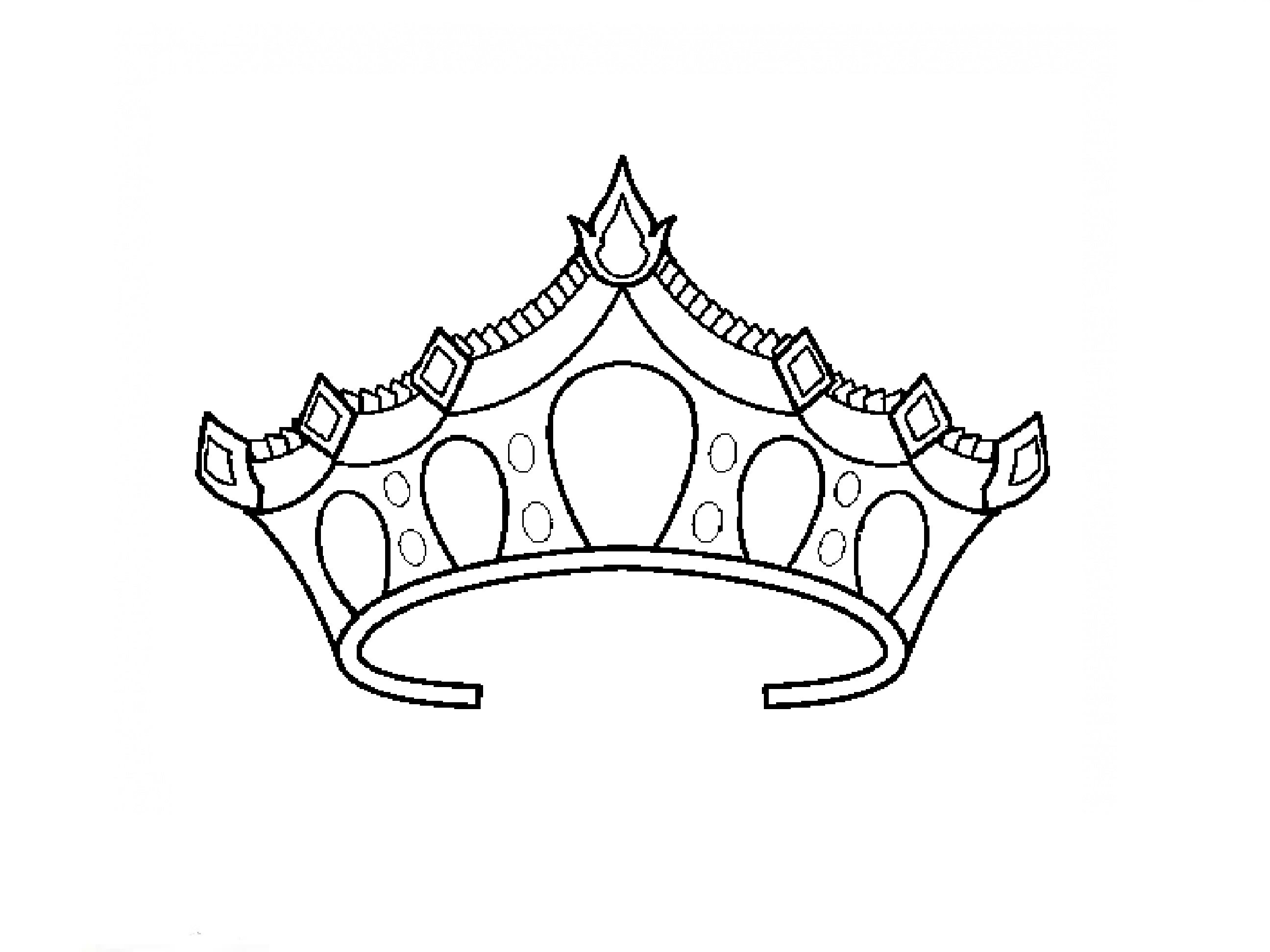 55 Princess Crown Coloring Page 40