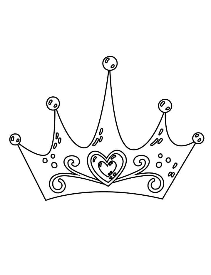 55 Princess Crown Coloring Page 43