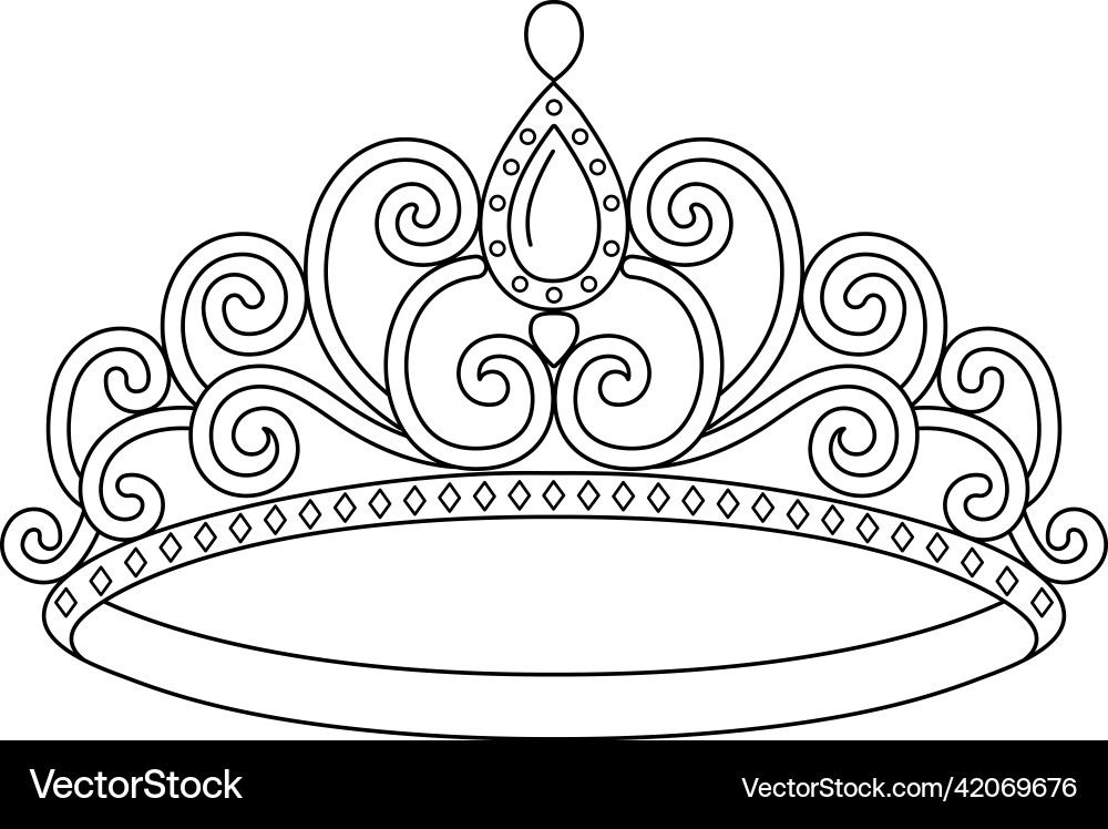 55 Princess Crown Coloring Page 44
