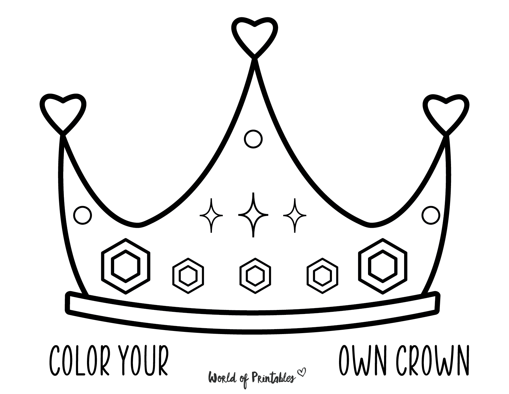 55 Princess Crown Coloring Page 56