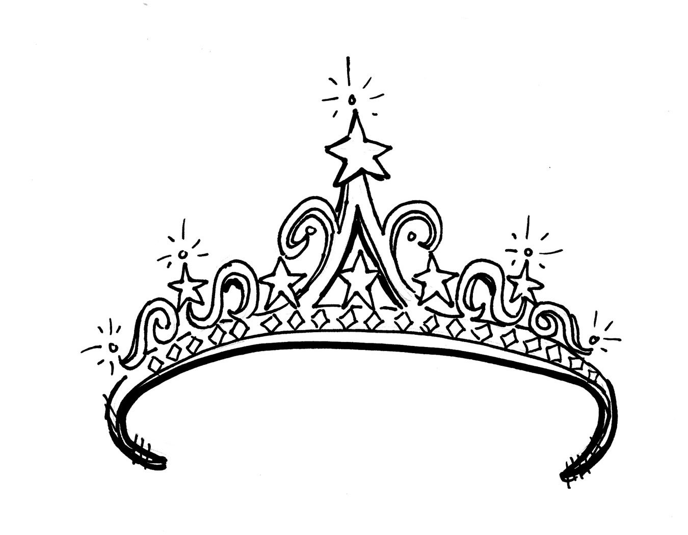 55 Princess Crown Coloring Page 9