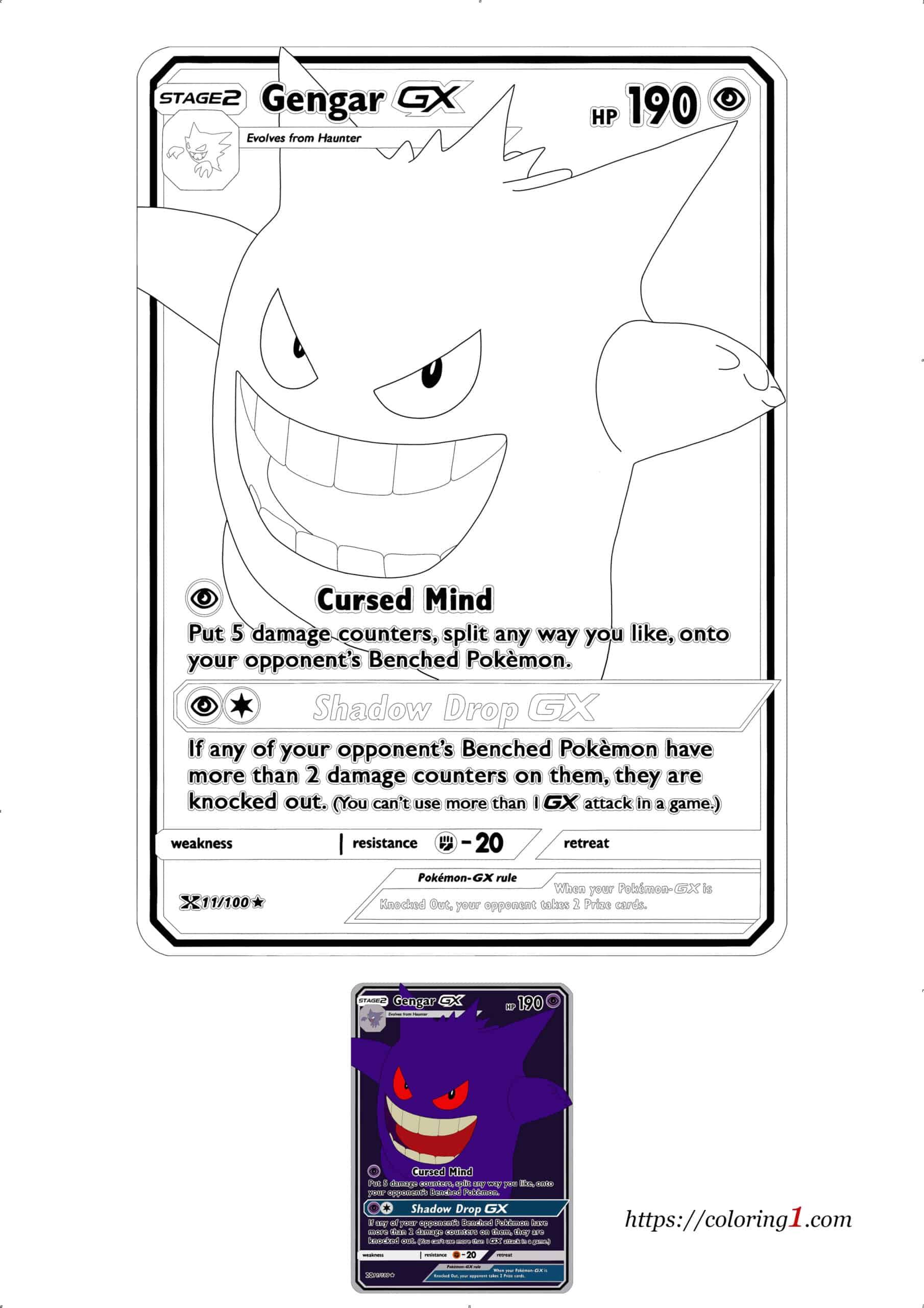 56 Coloring Pages Pokemon Cards 1