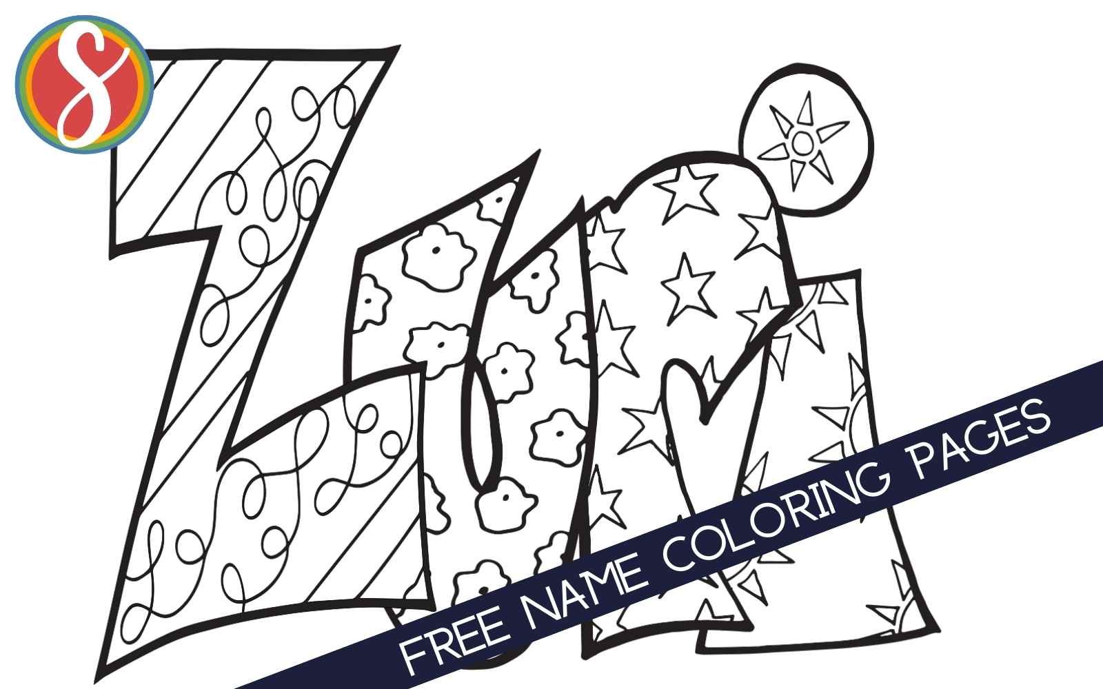 60 Name Coloring Page Generator 12