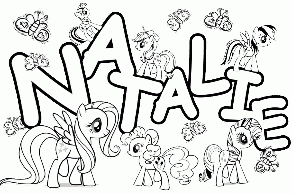 60 Name Coloring Page Generator 31