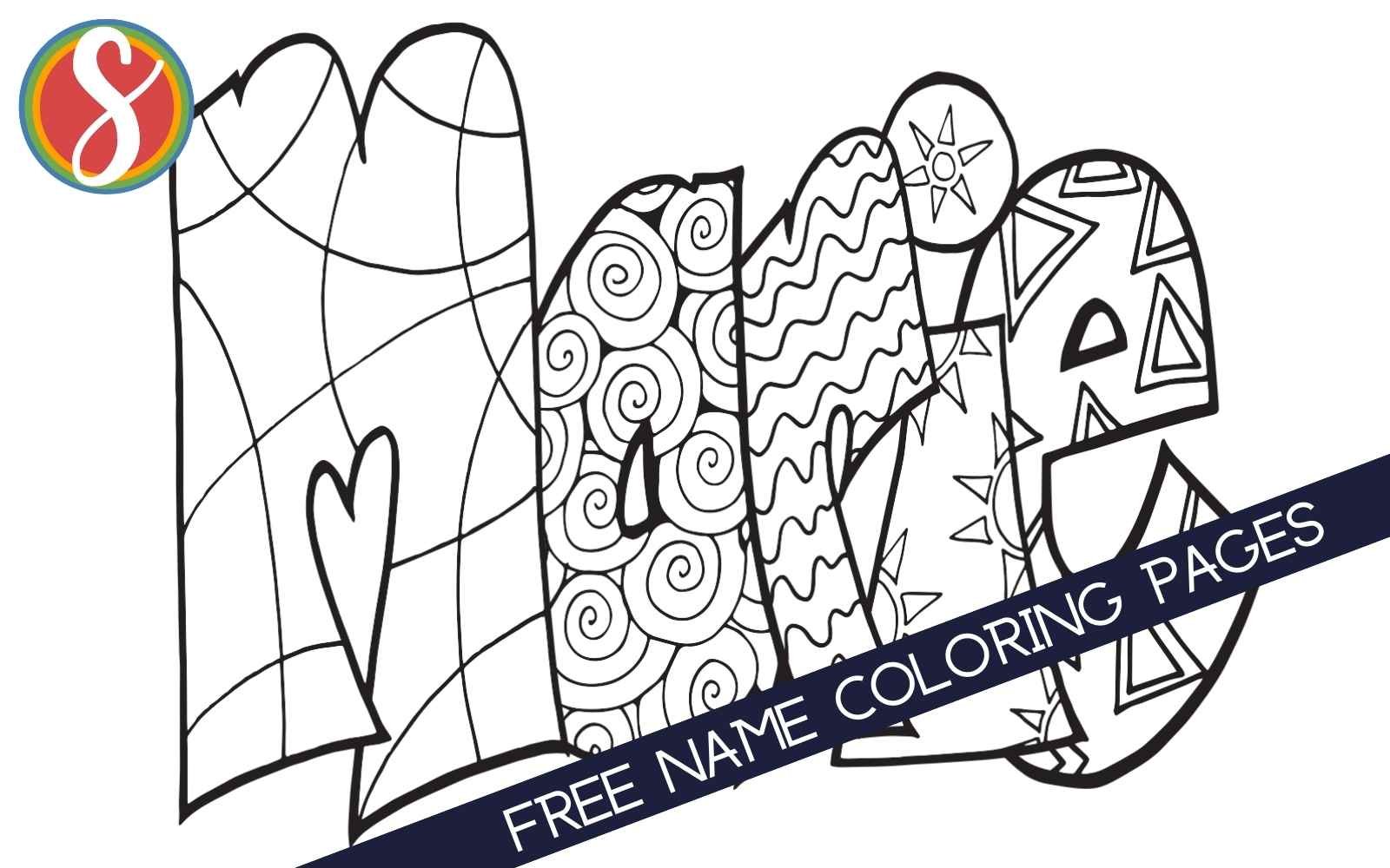 60 Name Coloring Page Generator 37