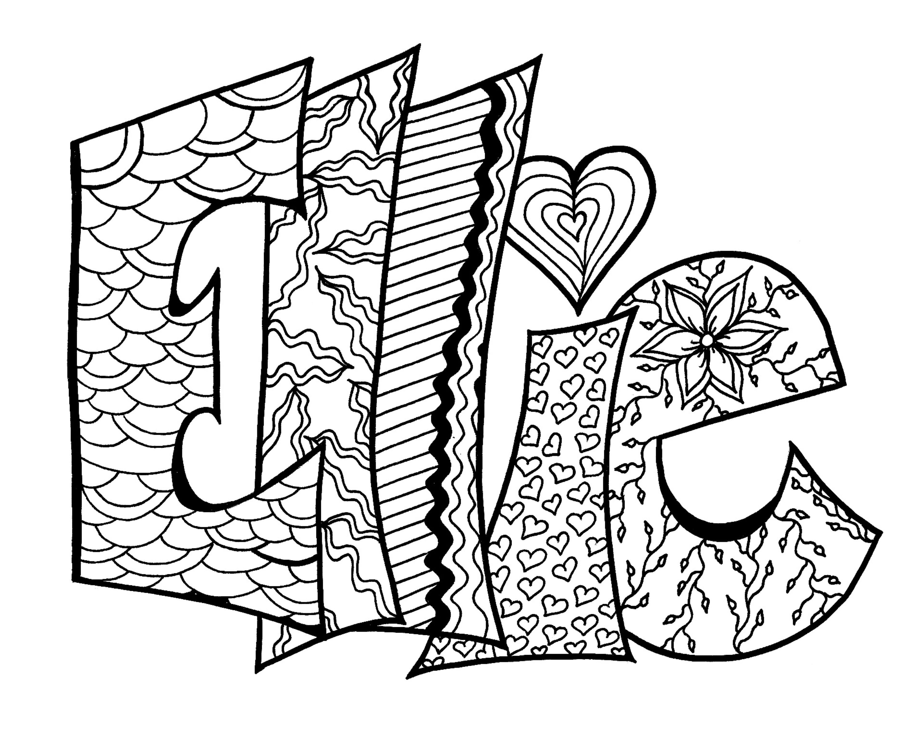 60 Name Coloring Page Generator 4