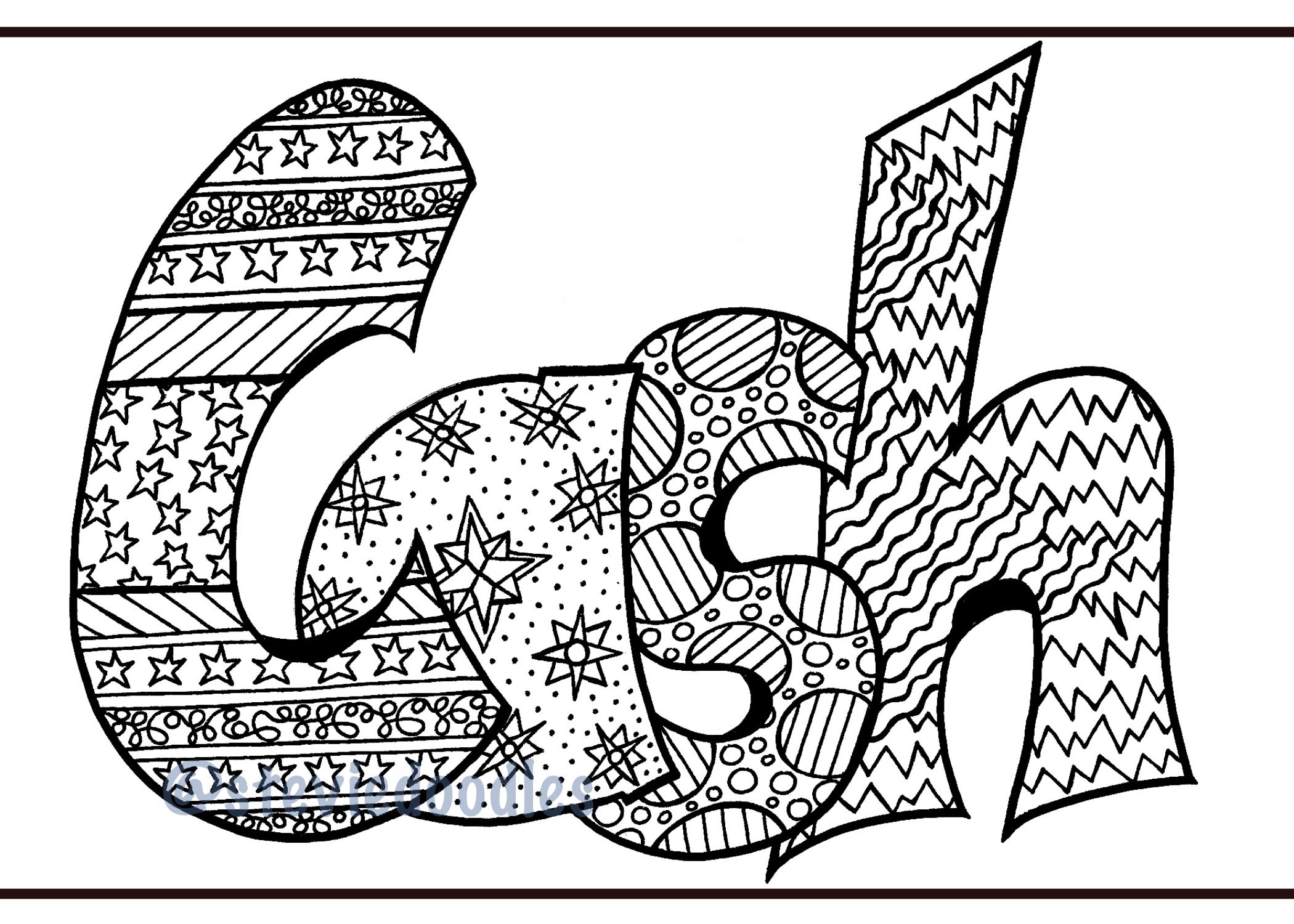 60 Name Coloring Page Generator 51