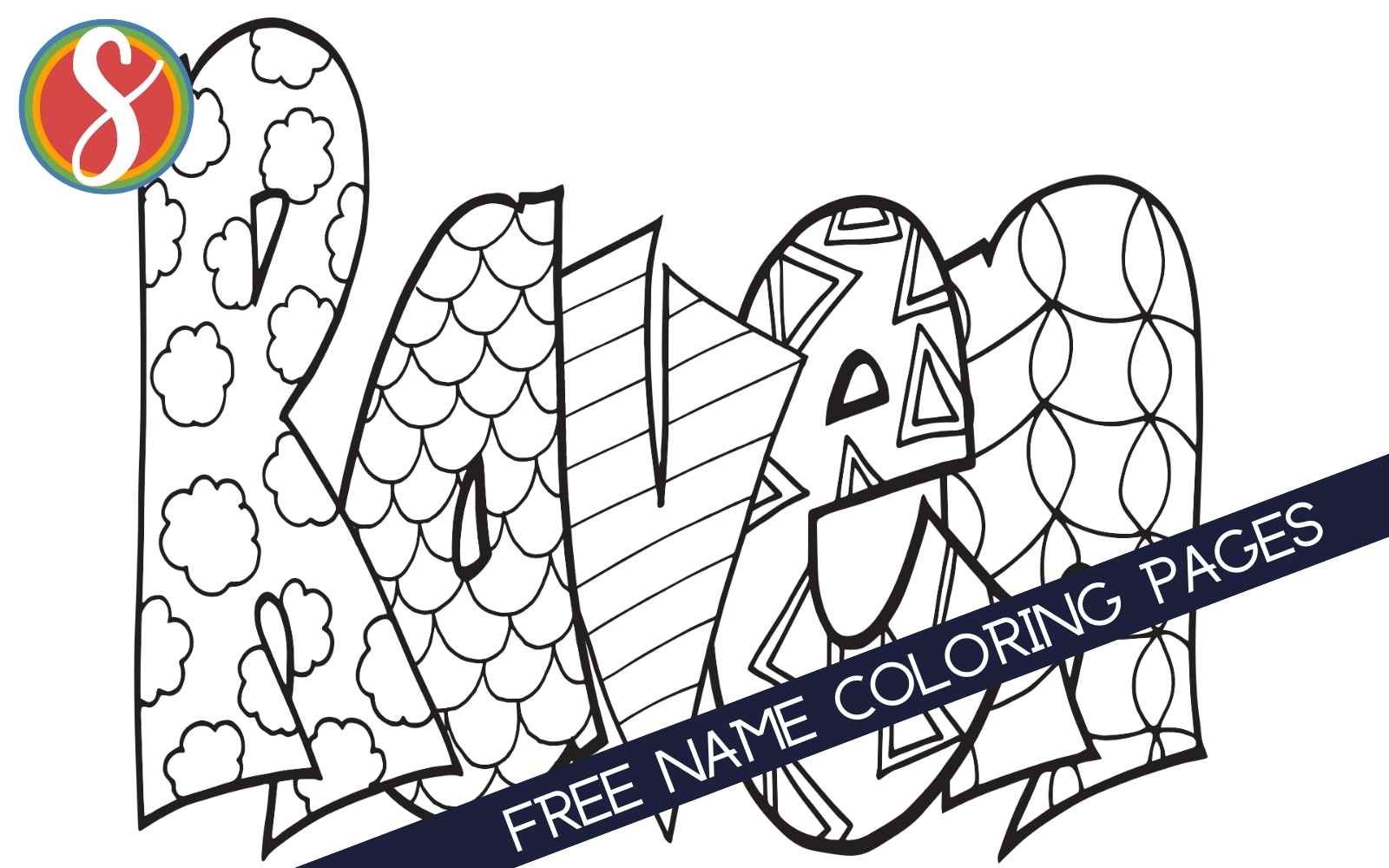 60 Name Coloring Page Generator 59